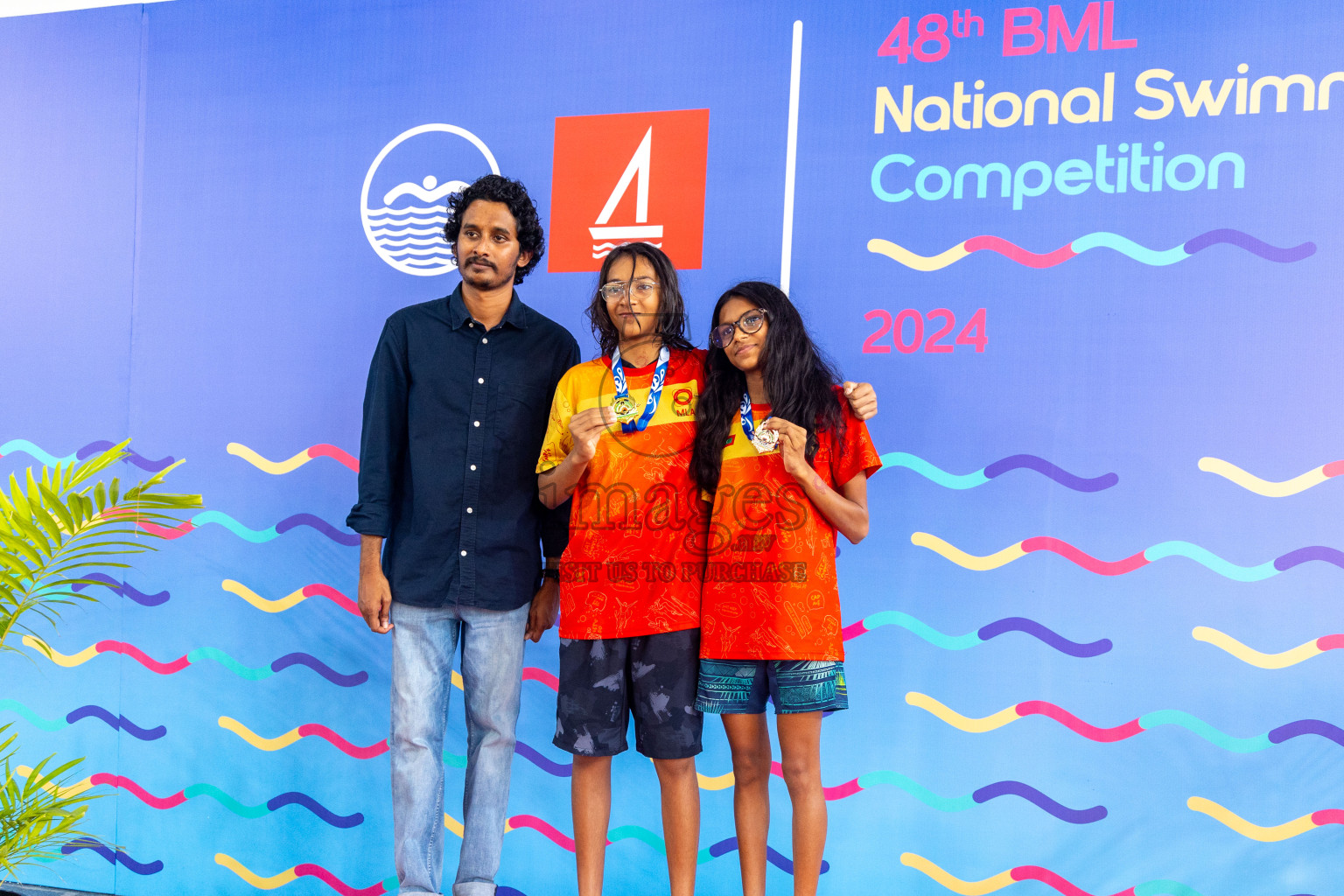 Day 7 of National Swimming Competition 2024 held in Hulhumale', Maldives on Thursday, 19th December 2024.
Photos: Ismail Thoriq / images.mv