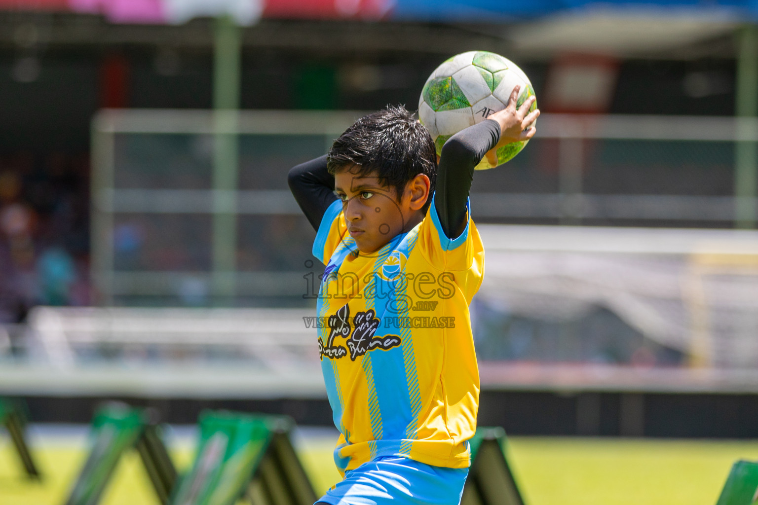 Day 1 of Under 10 MILO Academy Championship 2024 was held at National Stadium in Male', Maldives on Friday, 26th April 2024. Photos: Mohamed Mahfooz Moosa / images.mv