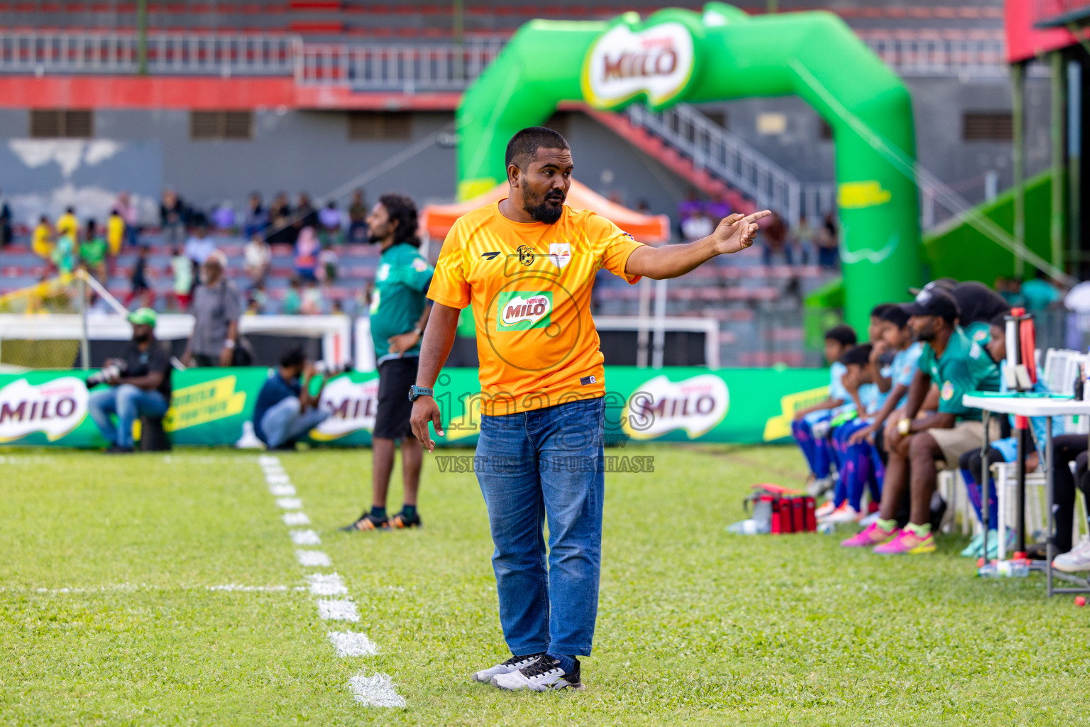 Day 2 of MILO Kids Football Fiesta was held at National Stadium in Male', Maldives on Saturday, 24th February 2024.