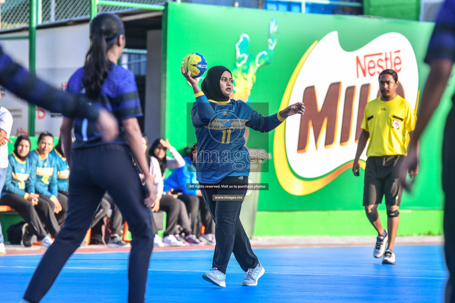 Day 6 of Milo 6th Inter Office Handball Tournament 2022 - Photos by Nausham Waheed