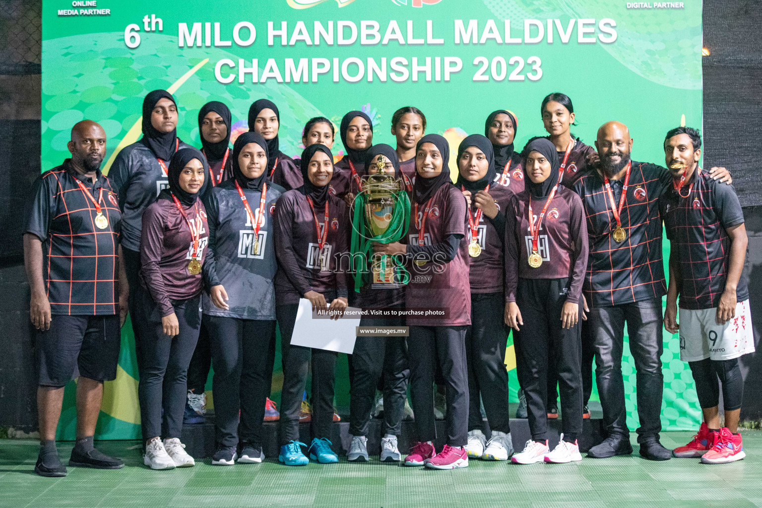 Finals of 6th MILO Handball Maldives Championship 2023, held in Handball ground, Male', Maldives on 10th June 2023 Photos: Nausham waheed / images.mv