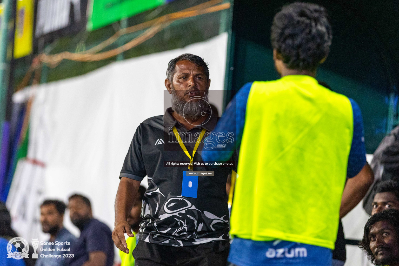 K. Thulusdhoo vs K. Gaafaru in Day 4 of Golden Futsal Challenge 2023 on 08 February 2023 in Hulhumale, Male, Maldives