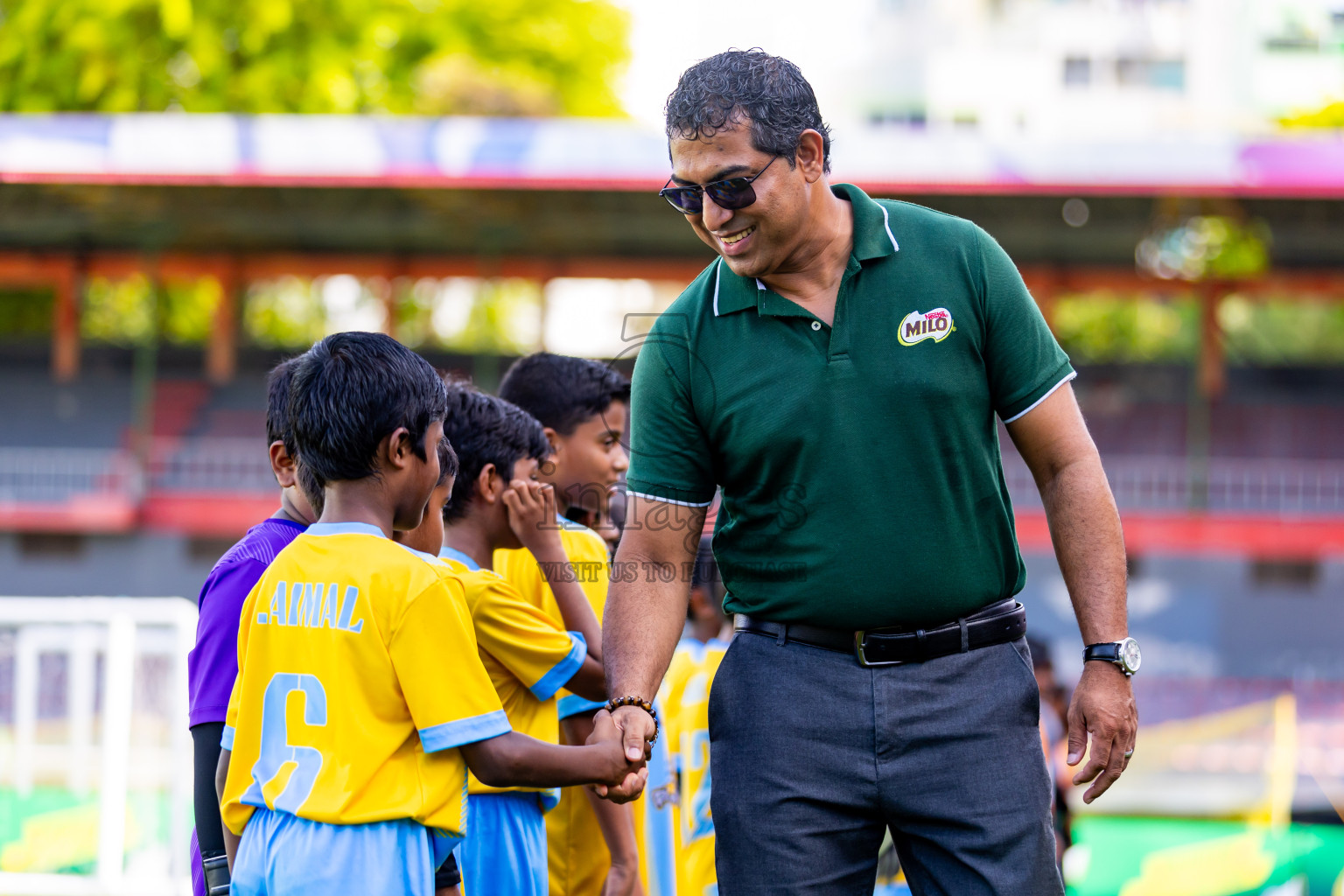 Day 2 of Under 10 MILO Academy Championship 2024 was held at National Stadium in Male', Maldives on Saturday, 27th April 2024. Photos: Nausham Waheed / images.mv