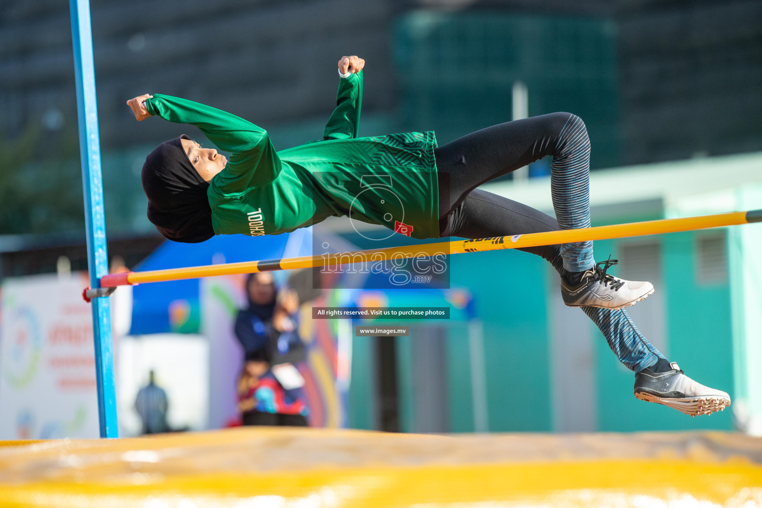 Day three of Inter School Athletics Championship 2023 was held at Hulhumale' Running Track at Hulhumale', Maldives on Tuesday, 16th May 2023. Photos: Nausham Waheed / images.mv