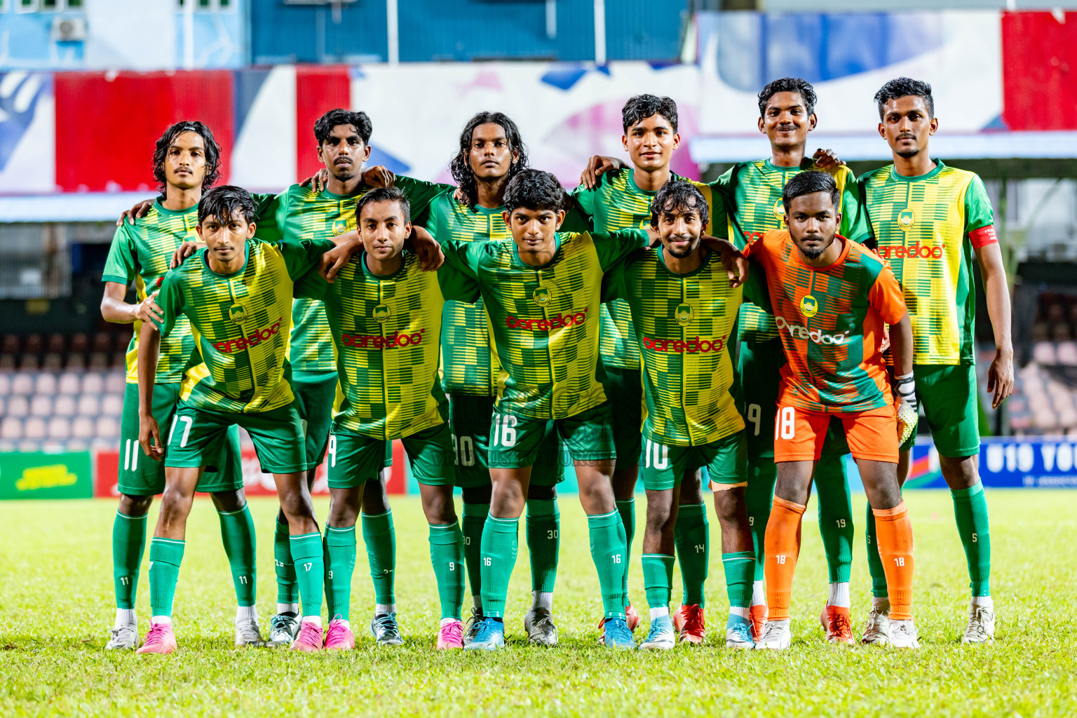 Maziya SRC vs Club Eagles in Day 4 of Under 19 Youth Championship 2024 was held at National Stadium in Male', Maldives on Thursday, 13th June 2024. Photos: Nausham Waheed / images.mv