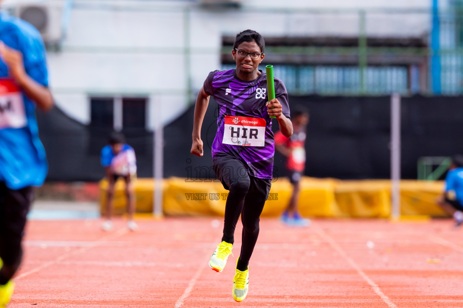 Day 6 of Inter-school Athletics Championship 2025 held in Ekuveni Synthetic Track, Male', Maldives on Sunday, 12th October 2025. Photos by: Nausham Waheed / Images.mv