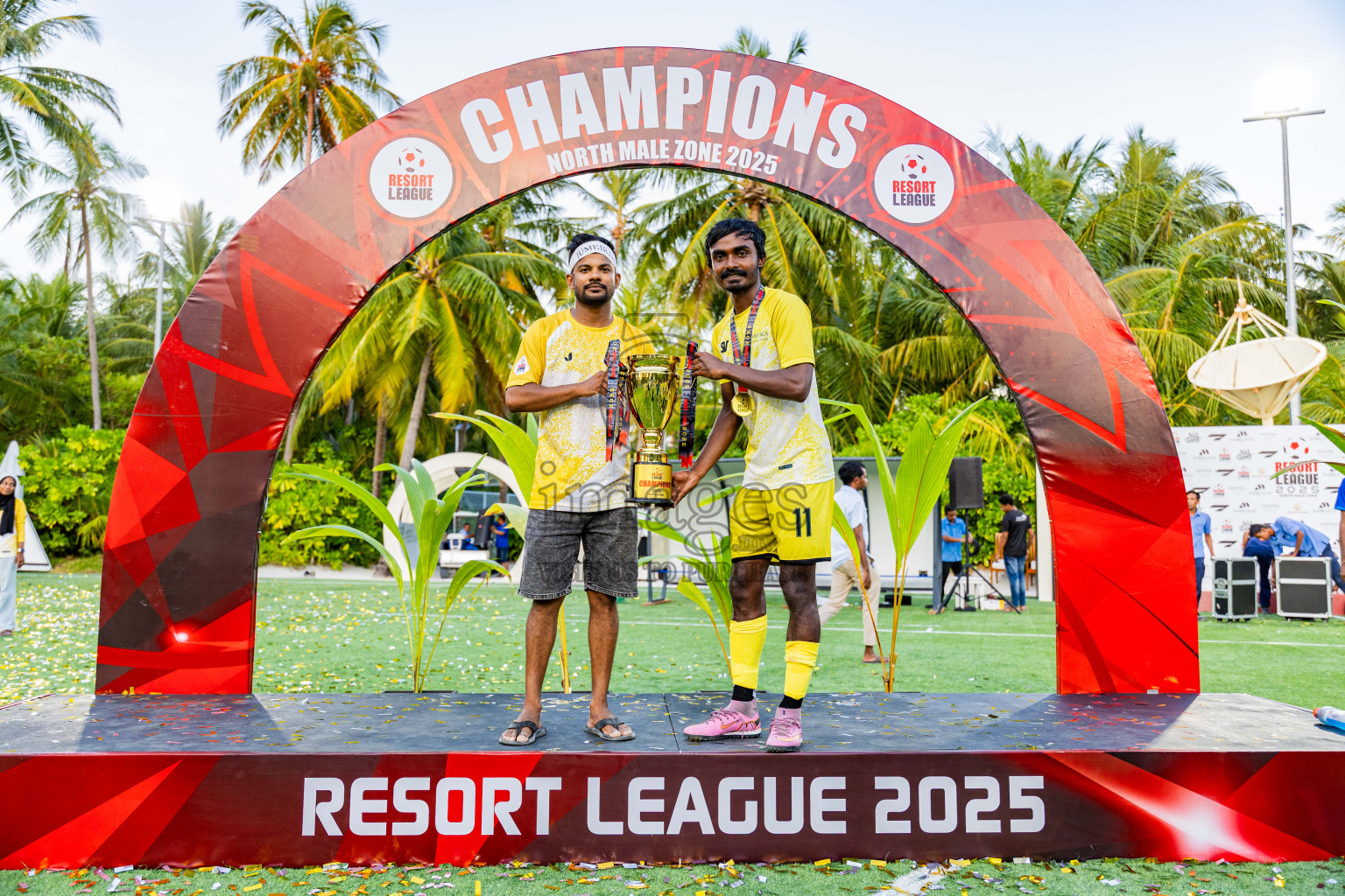 Jumeirah vs Varu in Final of Resort League 2025 (North Male Zone) was held on Saturday, 27th September 2025 in One And Only Reethi Rah Maldives Resort, Photos: Areef Adam / images.mv
