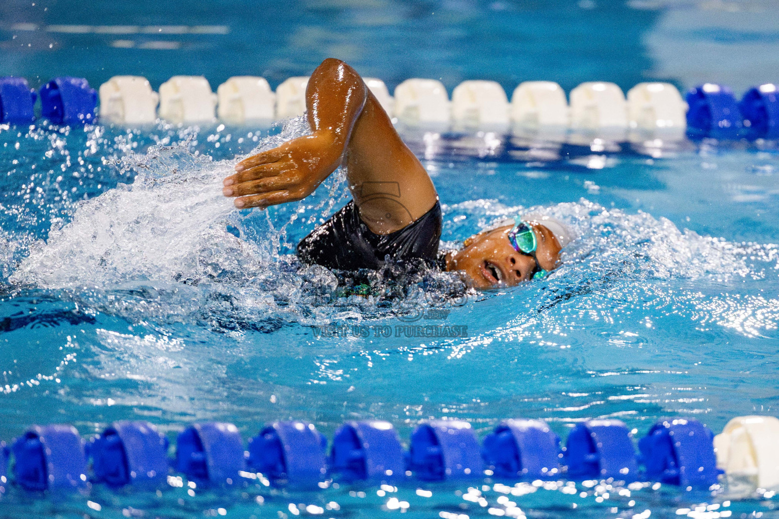 Day 4 of National Swimming Championship 2024 held in Hulhumale', Maldives on Monday, 16th December 2024. Photos: Hassan Simah / images.mv