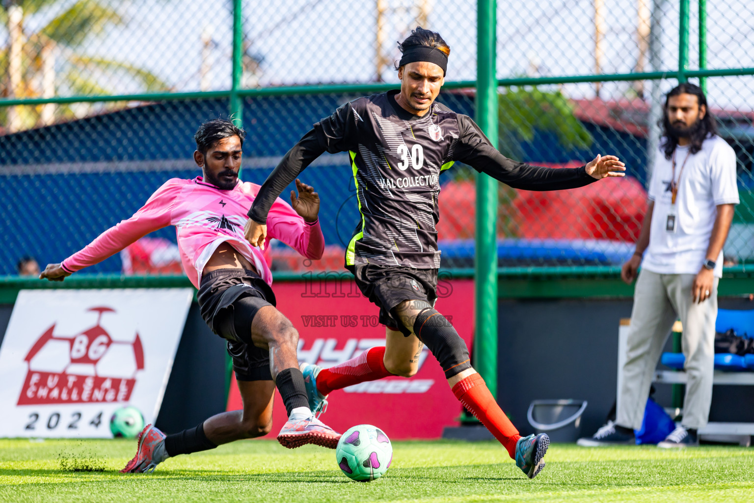 Apocalipse SC vs Biss Buru in Day 6 of BG Futsal Challenge 2024 was held on Sunday, 17th March 2024, in Male', Maldives Photos: Nausham Waheed / images.mv