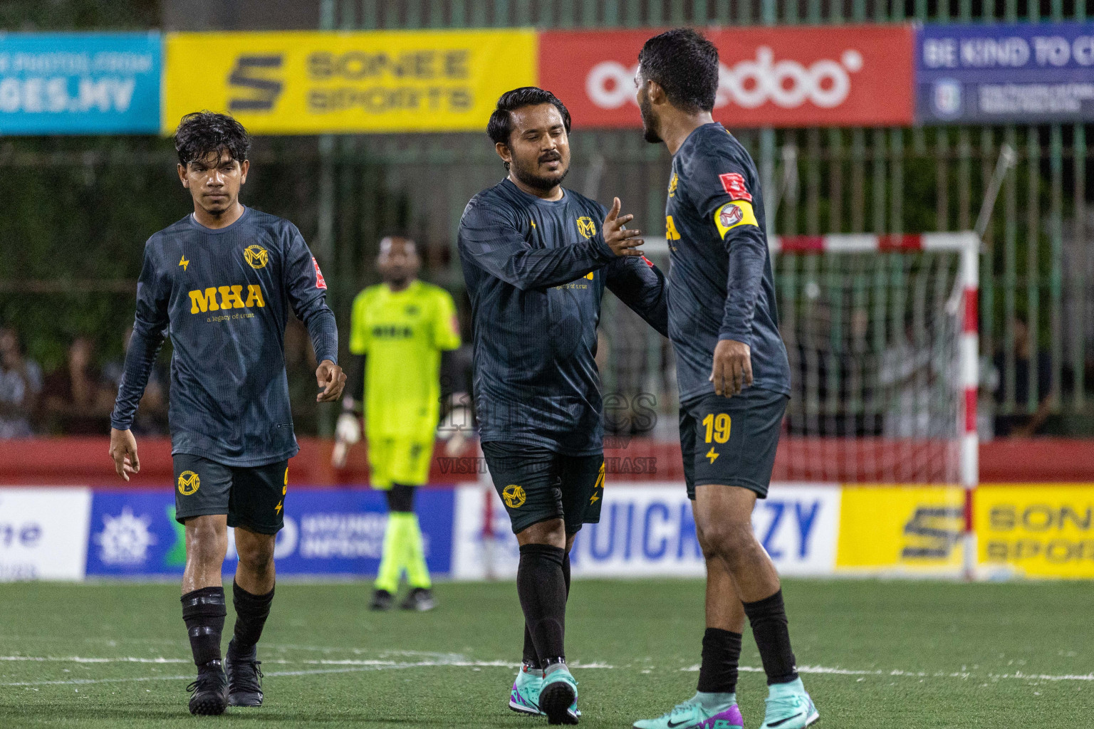 Sh Foakaidhoo vs Sh Maroshi in Day 5 of Golden Futsal Challenge 2024 was held on Friday, 19th January 2024, in Hulhumale', Maldives Photos: Nausham Waheed / images.mv