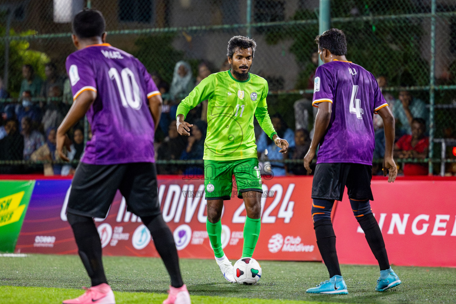 TEAM DJA vs HEALTH RC in Club Maldives Classic 2024 held in Rehendi Futsal Ground, Hulhumale', Maldives on Wednesday, 4th September 2024. Photos: Nausham Waheed / images.mv