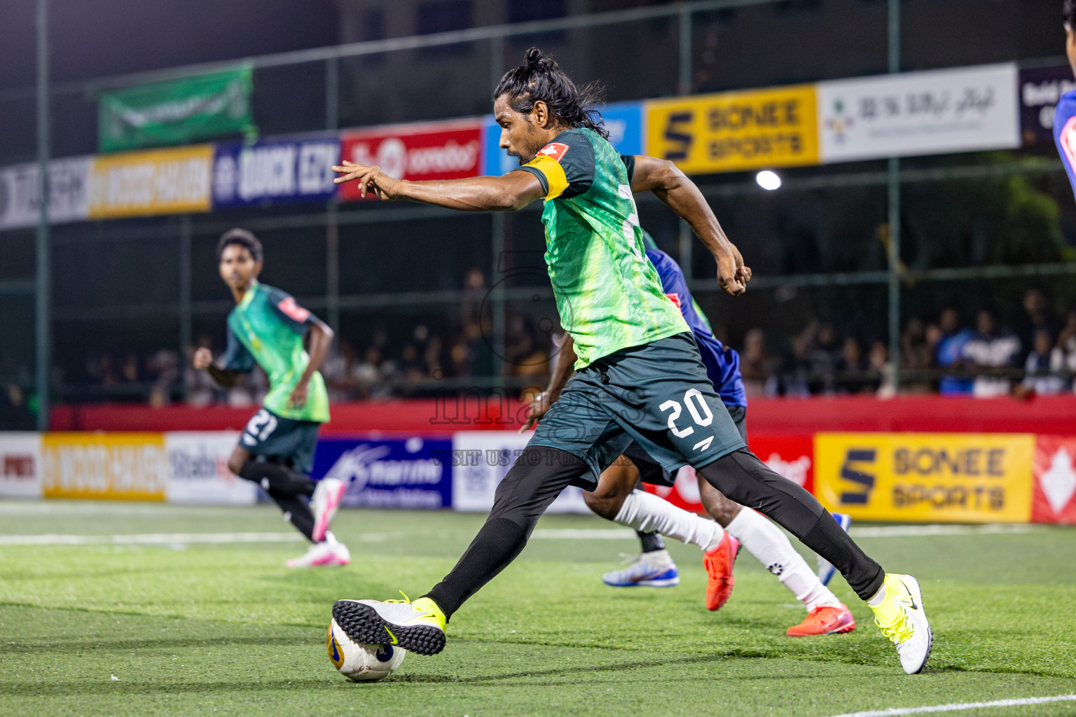 HDH. Vaikaradhoo vs HDH. Naivaadhoo in Day 1 of Golden Futsal Challenge 2025 on Sunday, 5th January 2025, in Hulhumale', Maldives Photos: Nausham Waheed / images.mv