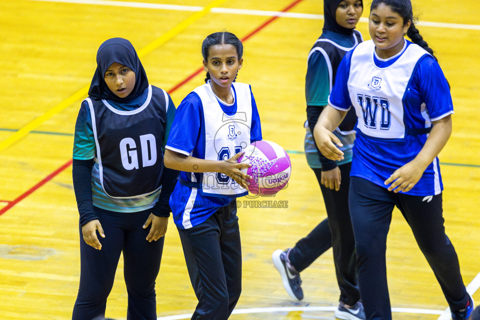 Day 10 of 26th Inter-School Netball Tournament 2025 was held in Social Center Indoor Hall on Tuesday, 28th October 2025. Photos: Ismail Thoriq / images.mv