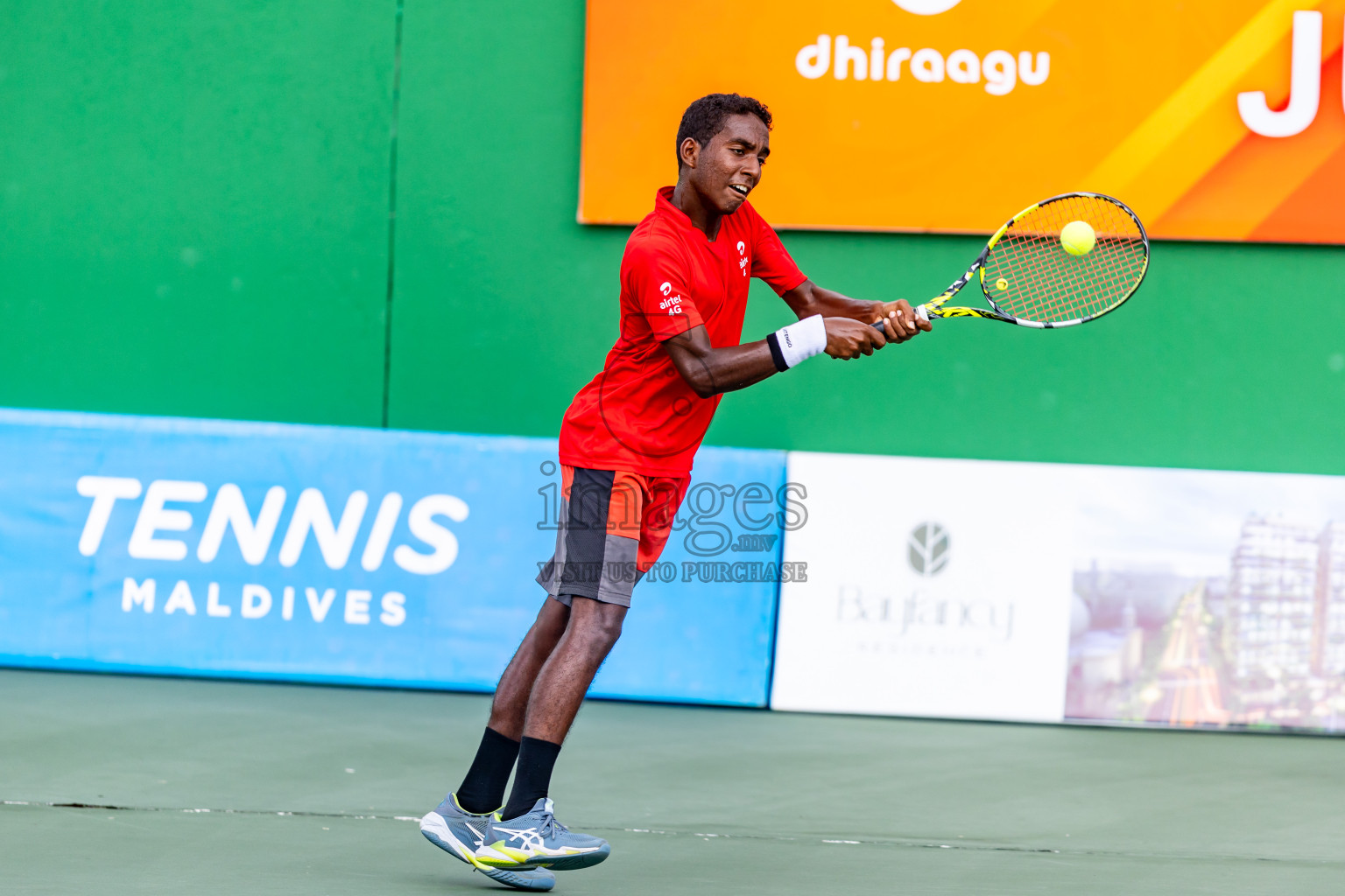 Day 7 of ATF Maldives Junior Open Tennis was held in Male' Tennis Court, Male', Maldives on Wednesday, 18th December 2024. Photos: Nausham Waheed/ images.mv