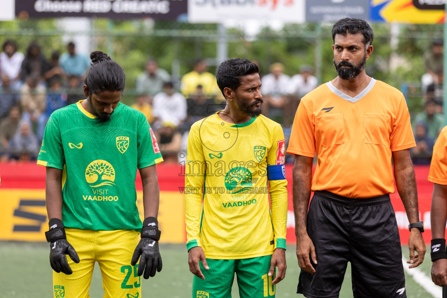 GDh Vaadhoo VS GDh Thinadhoo in Atoll Round Semi-Final on Day 20 of Golden Futsal Challenge 2025 was held on Friday, 24 January 2025, in Hulhumale', Maldives. Photos: Hassan Simah / images.mv