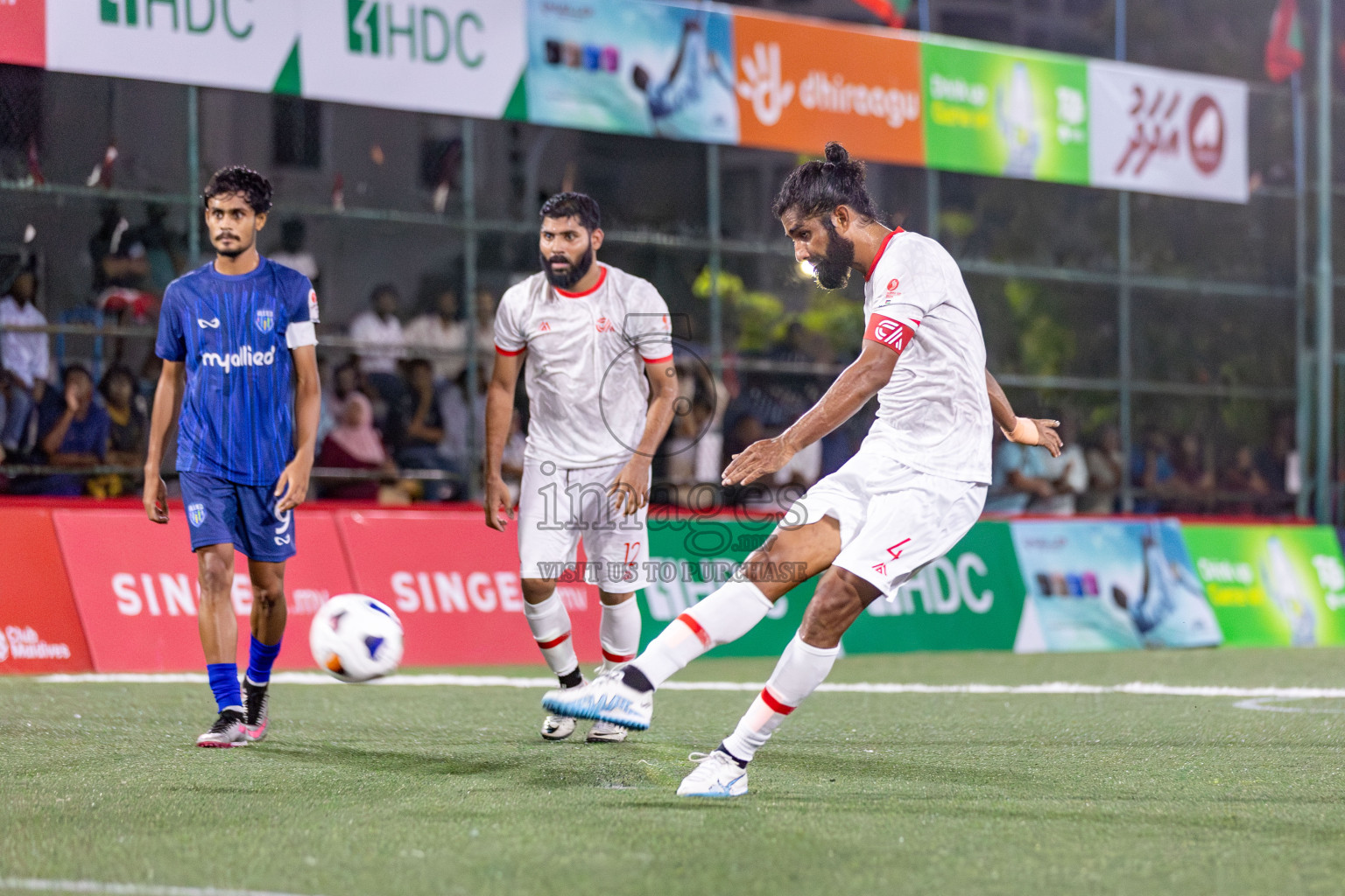 Team Allied vs Club Aasandha in Club Maldives Cup 2024 held in Rehendi Futsal Ground, Hulhumale', Maldives on Monday, 23rd September 2024. 
Photos: Mohamed Mahfooz Moosa / images.mv