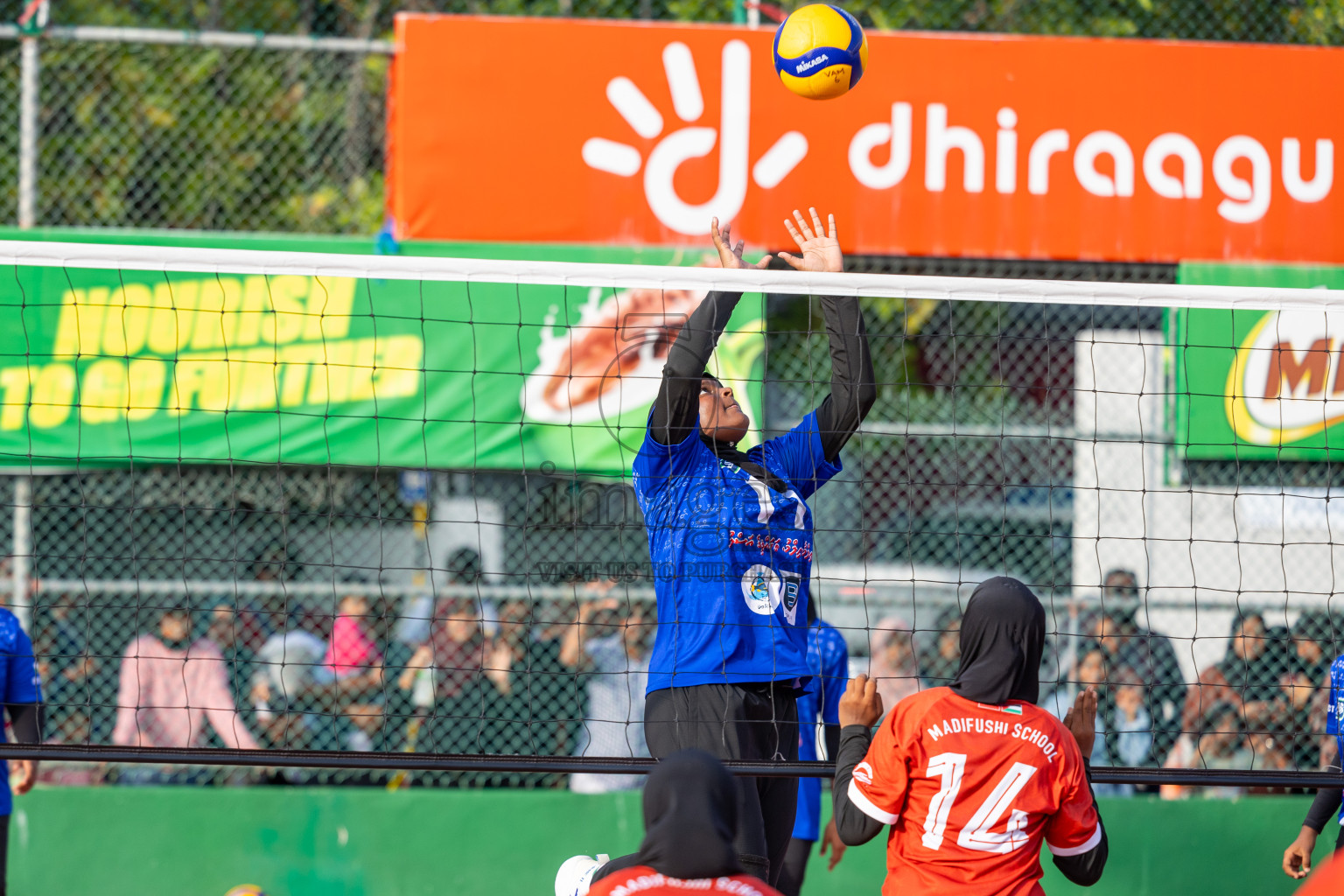 Day 6 of Interschool Volleyball Tournament 2024 was held in Ekuveni Volleyball Court at Male', Maldives on Thursday, 28th November 2024.
Photos: Ismail Thoriq / images.mv