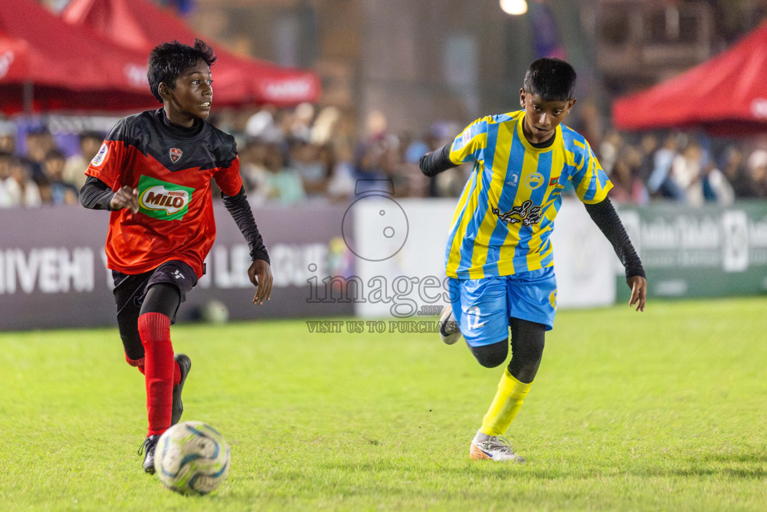 TC vs Valencia  (U12) in Day 5 of Dhivehi Youth League 2024 held at Henveiru Stadium on Friday 29th November 2024. Photos: Shuu Abdul Sattar/ Images.mv