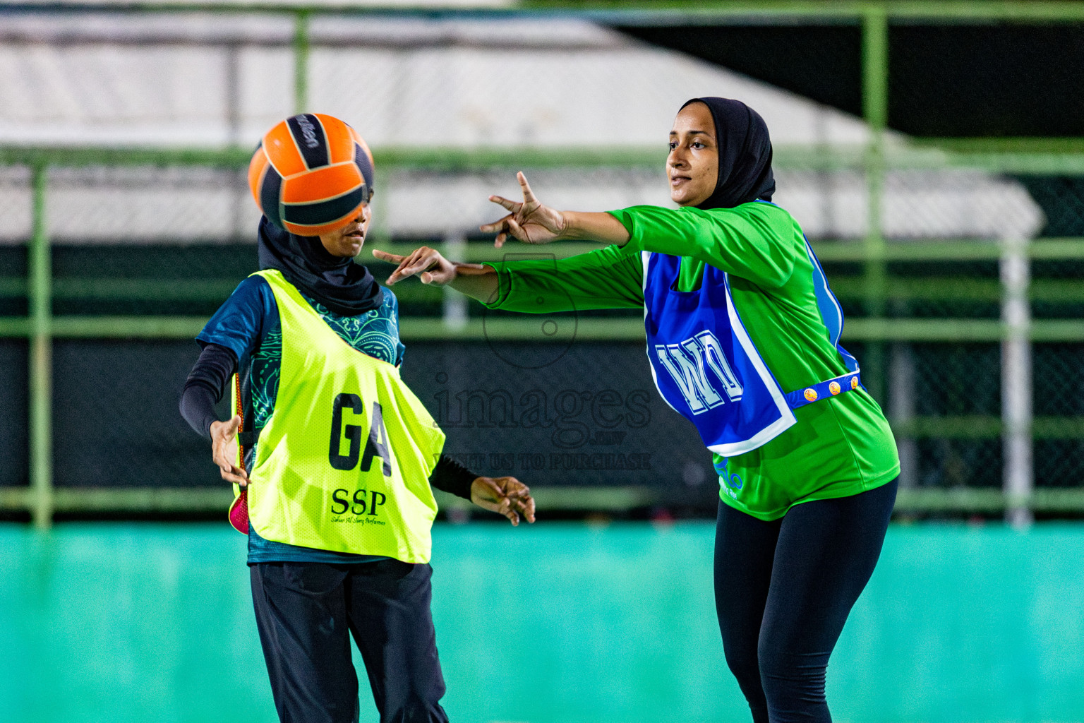 Day 1 of 23rd Netball Association Championship was held in Ekuveni Netball Court at Male', Maldives on Thursday, 27th April 2024. Photos: Nausham Waheed / images.mv