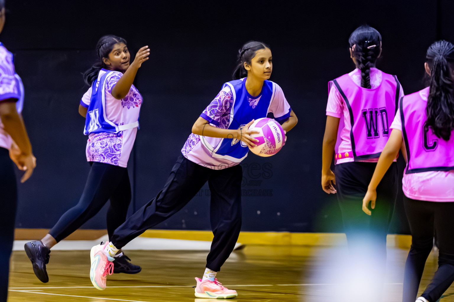 N Sports A vs Xenith SC in Day 1 of 24th Milo Netball Association Championship held in Social Center at Male', Maldives on Monday, 1st September 2025. Photos: Nausham Waheed / images.mv