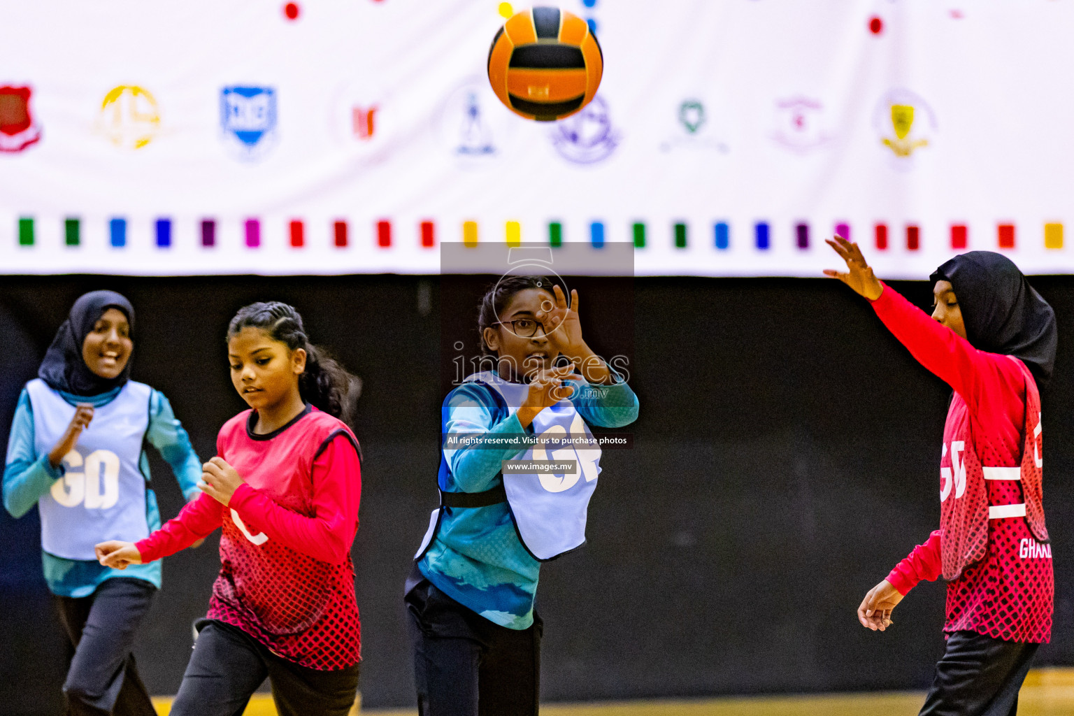 Day 8 of 24th Interschool Netball Tournament 2023 was held in Social Center, Male', Maldives on 3rd November 2023. Photos: Hassan Simah, Nausham Waheed / images.mv