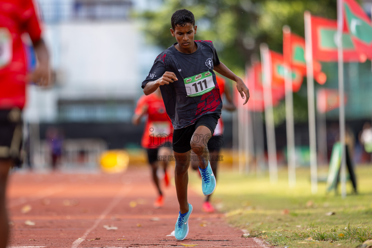 Day 3 of 12th Milo Association Championships was held in Ekuveni Track at Male', Maldives on Saturday, 26th April 2025. Photos: Ismail Thoriq / images.mv
