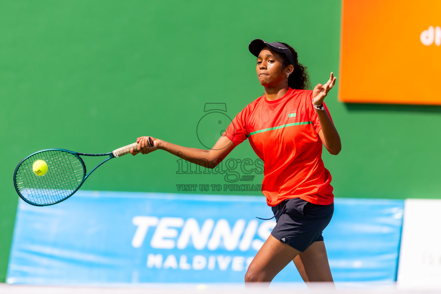 Day 2 of ATF Maldives Junior Open Tennis was held in Male' Tennis Court, Male', Maldives on Tuesday, 10th December 2024. Photos: Nausham Waheed / images.mv