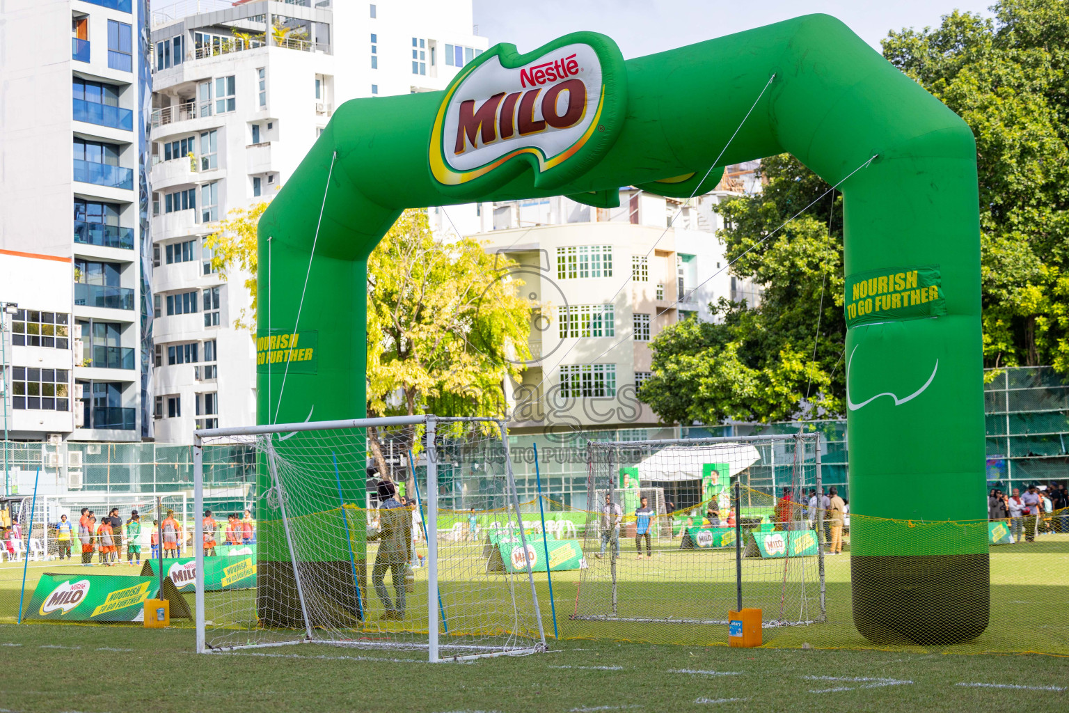 Day 1 of MILO Academy Championship 2024 - U12 was held at Henveiru Grounds in Male', Maldives on Thursday, 4th July 2024. 
Photos: Ismail Thoriq / images.mv