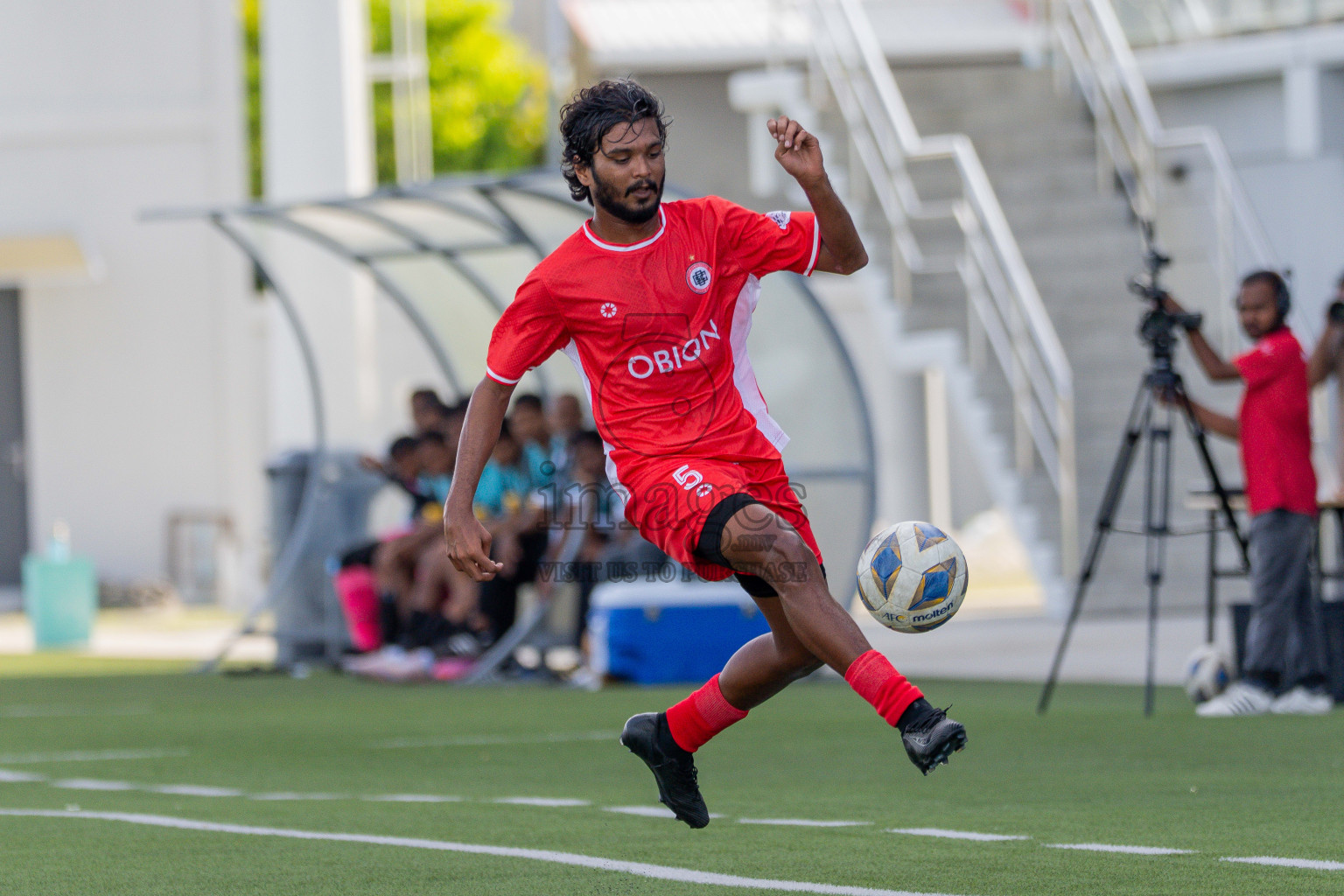 CC Sports Club VS Aajeelakah Eydhafushi FA in Day 6 of Eydhafushi Cup 2025 held in Eydhafushi Football Stadium at B. Eydhafushi, Maldives on Wednesday, 10th September 2025. Photos: Arif Rasheed / images.mv