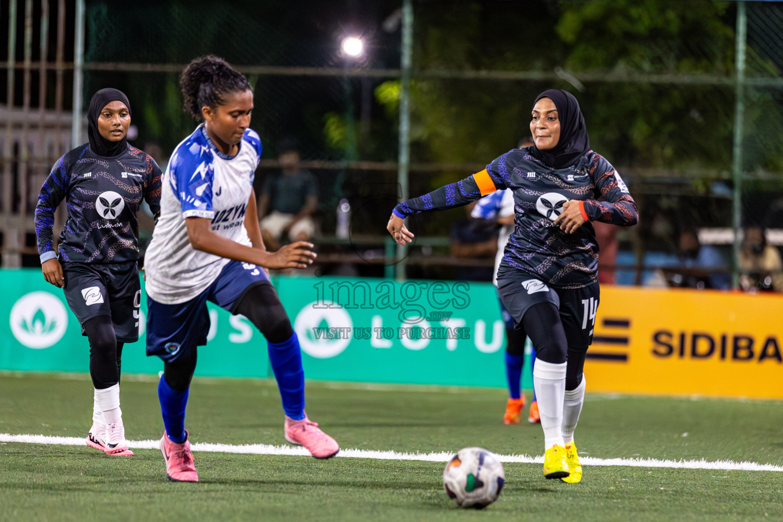 POLICE CLUB vs TEAM DHARUMAVANTHA in Eighteen Thirty 2024 held in Rehendi Futsal Ground, Hulhumale', Maldives on Monday, 9th September 2024. Photos: Mohamed Mahfooz Moosa / images.mv