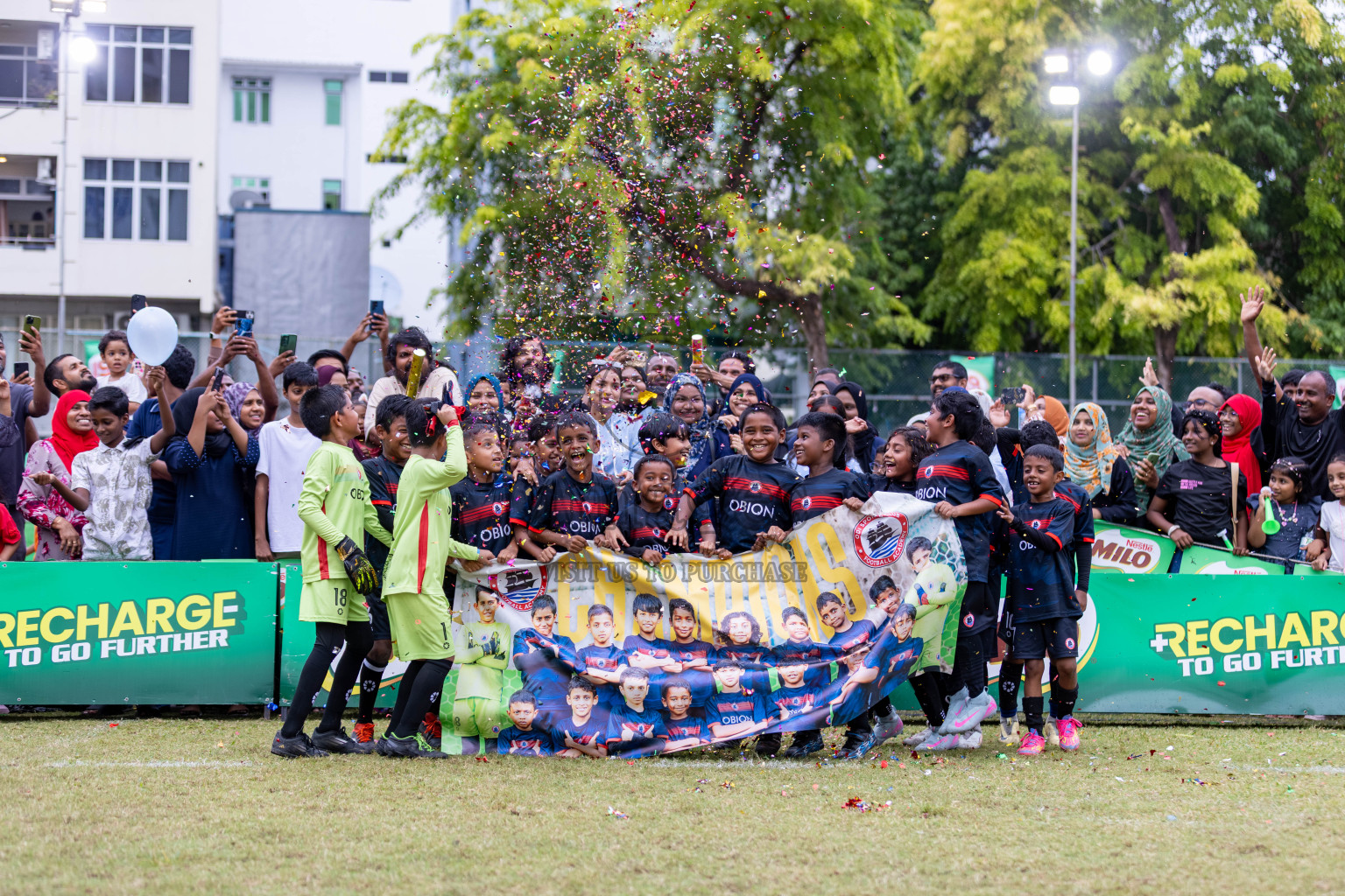 Day 3 of MILO SVAM Juniors 2025 (U-8) was held at Henveiru Stadium in Male', Maldives on Saturday, 28th June 2025. 
Photos: Hassan Simah / images.mv