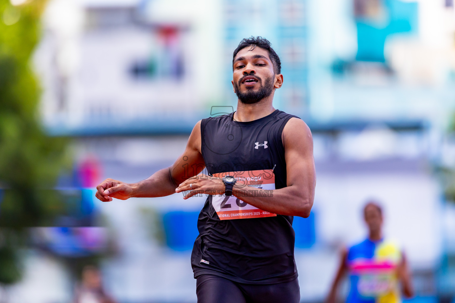 Day 3 of National Athletics Championship 2025 was held at Ekuveni Running Ground in Male', Maldives on Saturday, 16th August 2025. Photos: Nausham Waheed / images.mv