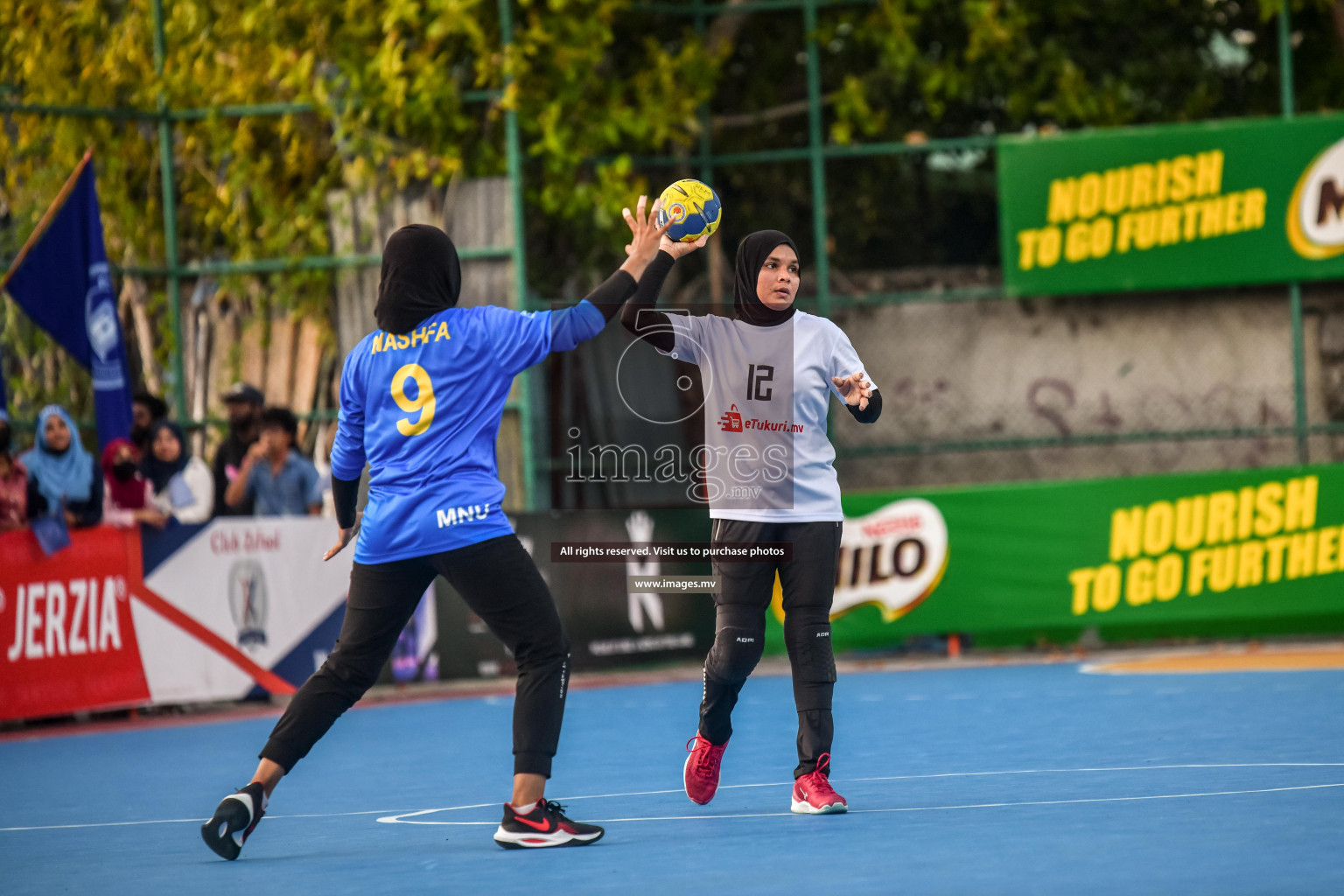 Day 3 of Milo 6th Inter Office Handball Tournament 2022 - Photos by Nausham Waheed