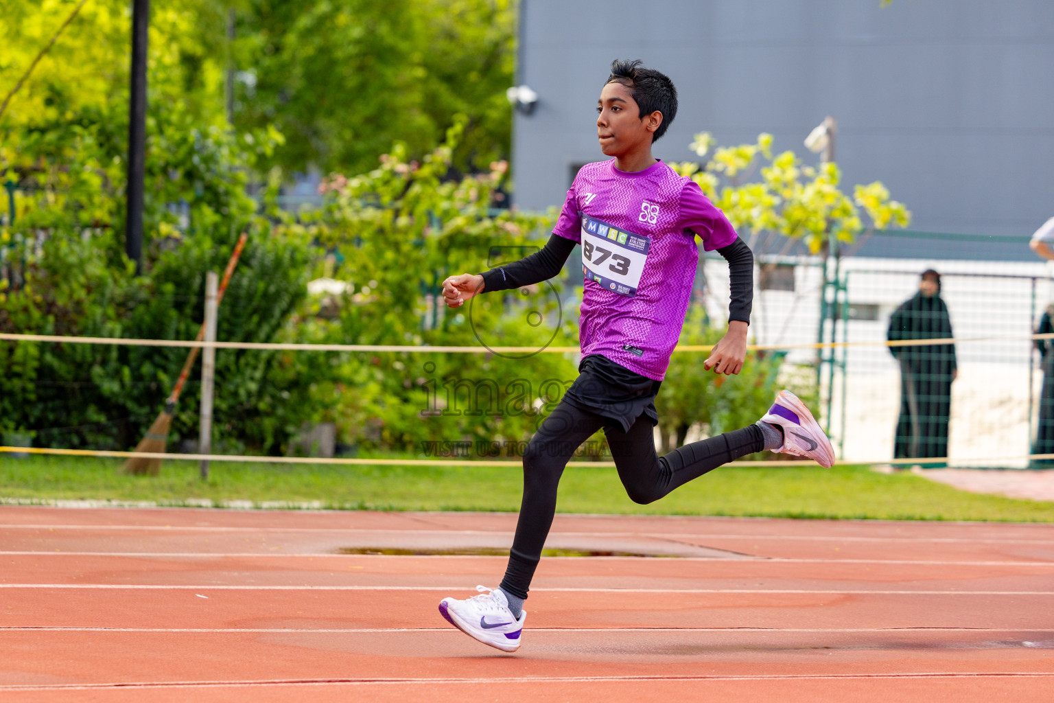 Day 2 of MWSC Interschool Athletics Championships 2024 held in Hulhumale Running Track, Hulhumale, Maldives on Sunday, 10th November 2024. 
Photos by:  Hassan Simah / Images.mv