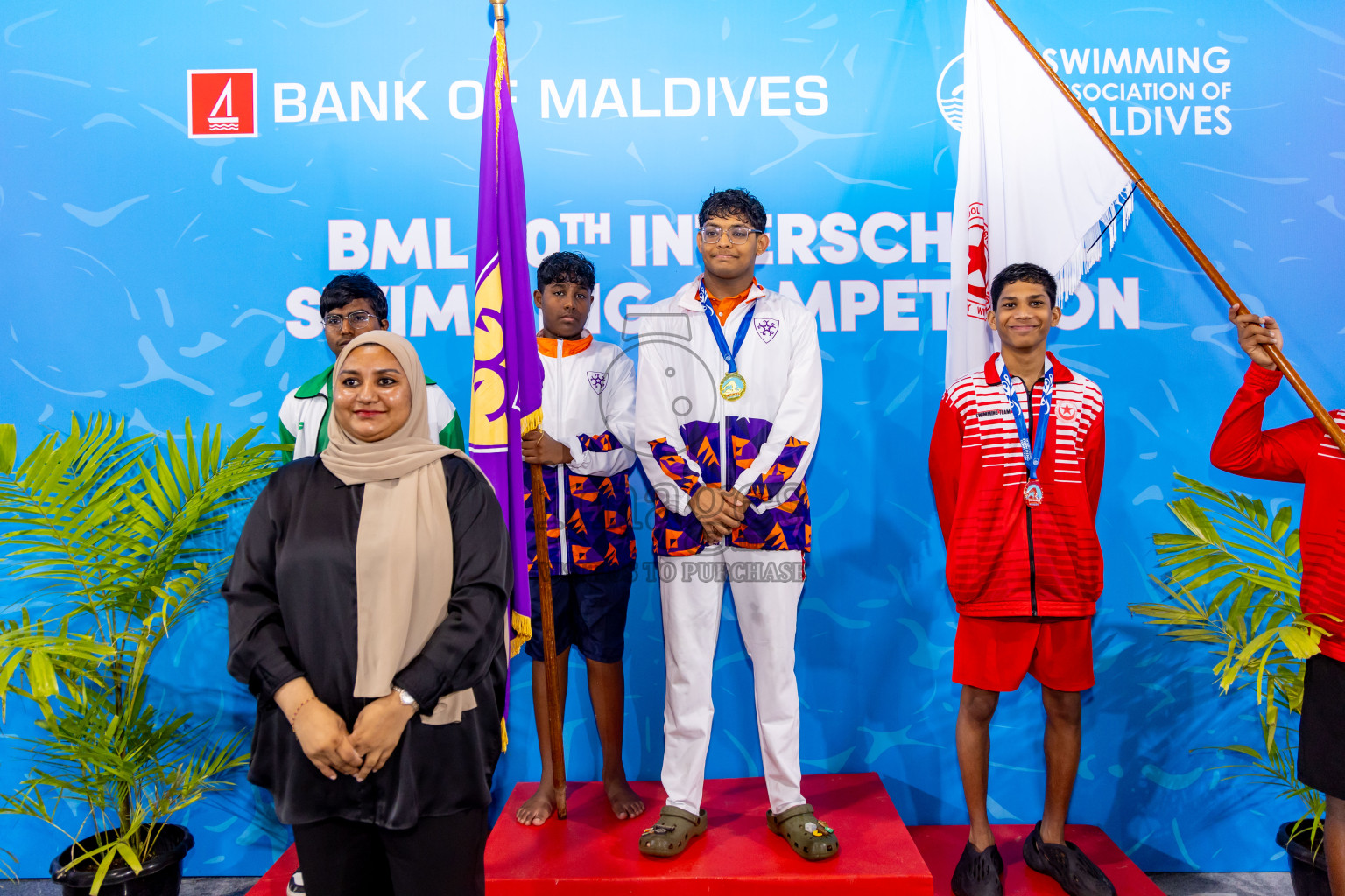 Day 4 of 20th Inter-school Swimming Competition 2024 held in Hulhumale', Maldives on Tuesday, 15th October 2024. Photos: Nausham Waheed / images.mv