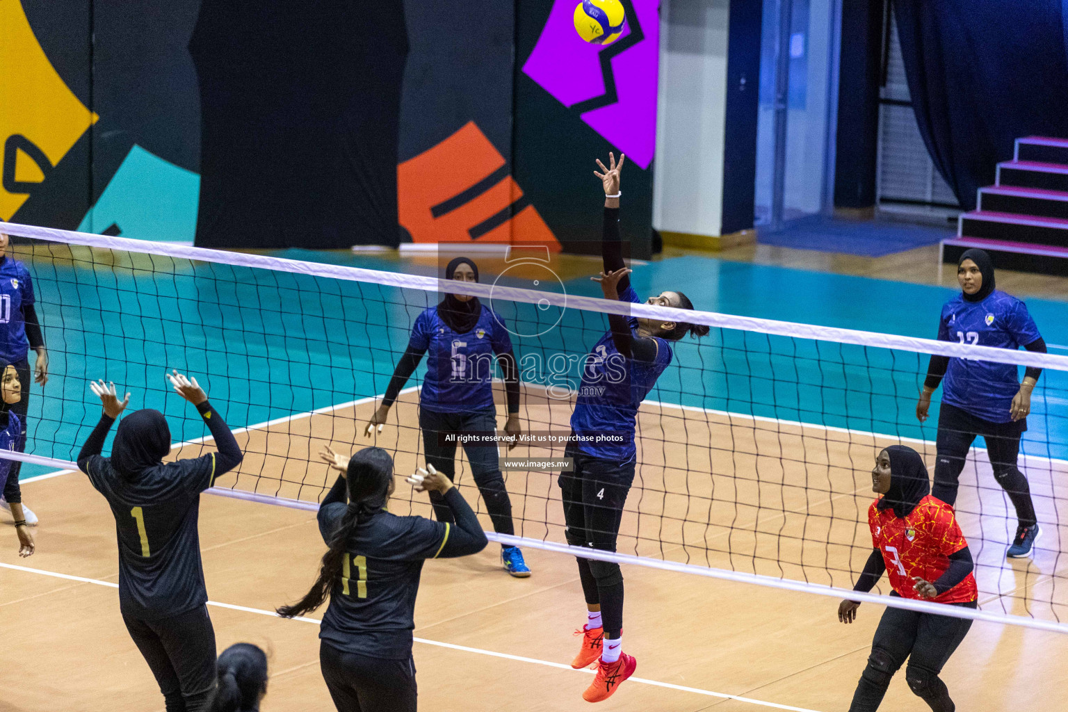 Volleyball Association Cup 2022-Women's Division-Match Day 1 was held in Male', Maldives on Tuesday, 24th May 2022.  Photos By: Ismail Thoriq / images.mv