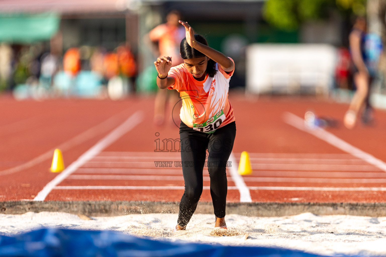 Day 3 of MILO Athletics Association Championship was held on Thursday, 7th May 2024 in Male', Maldives. Photos: Nausham Waheed