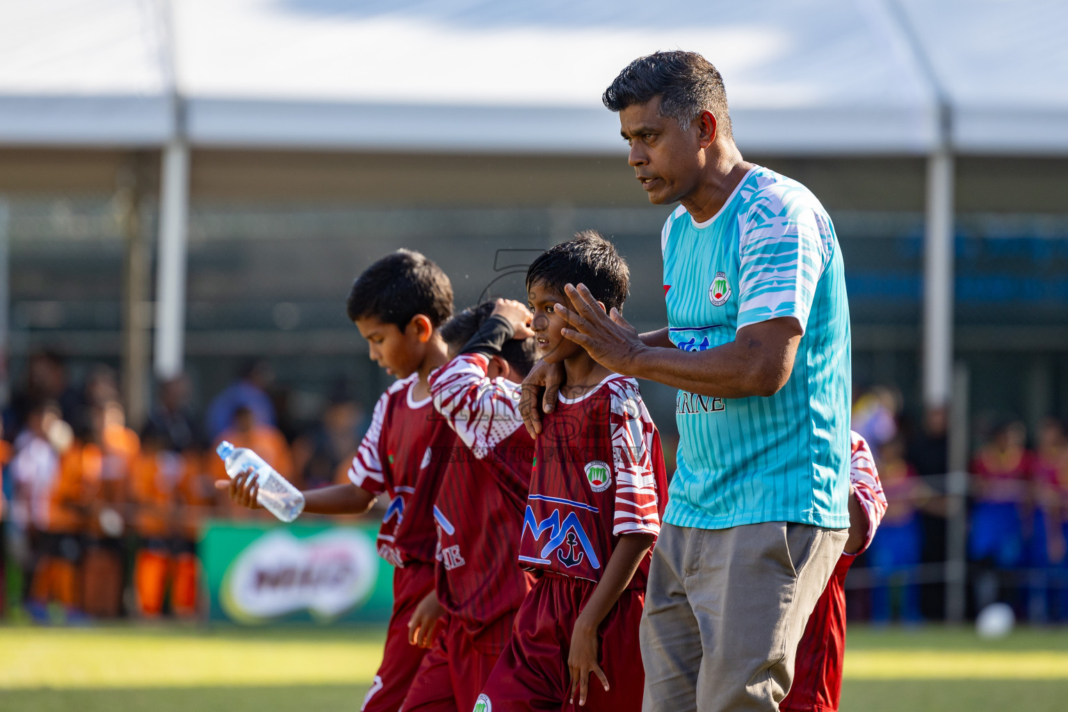 Day 2 of MILO Academy Championship 2025 was held on Friday, 14th February 2025 in Henveiru Stadium. 
Photos: Hassan Simah / Images.mv