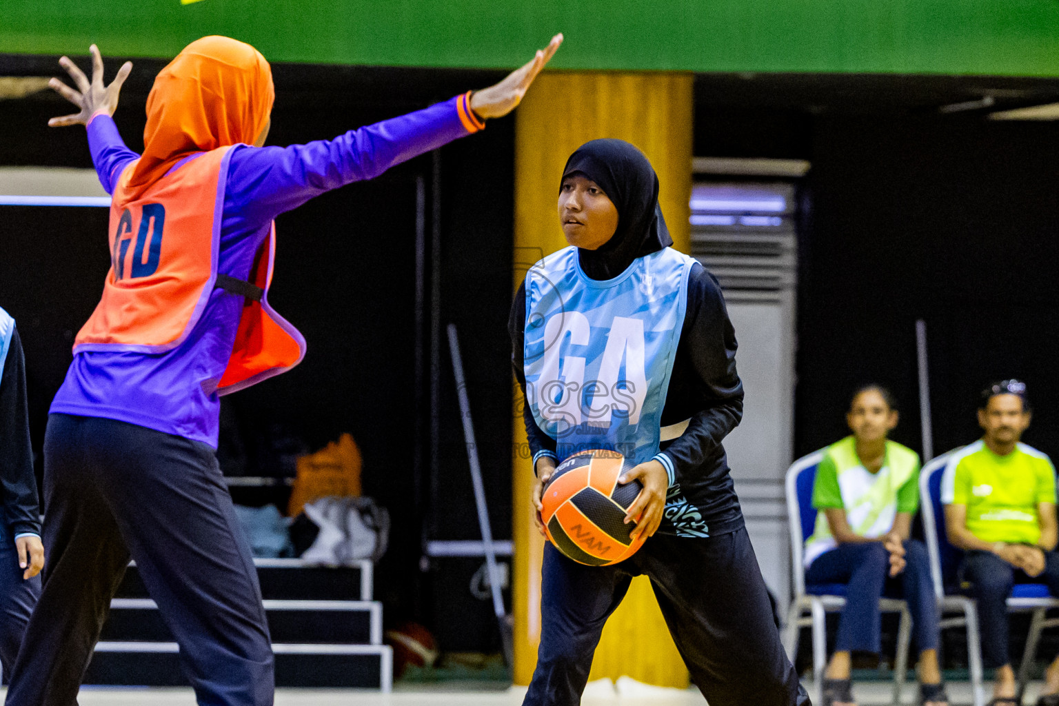 Day 14 of 25th Inter-School Netball Tournament was held in Social Center at Male', Maldives on Sunday, 25th August 2024. Photos: Nausham Waheed / images.mv