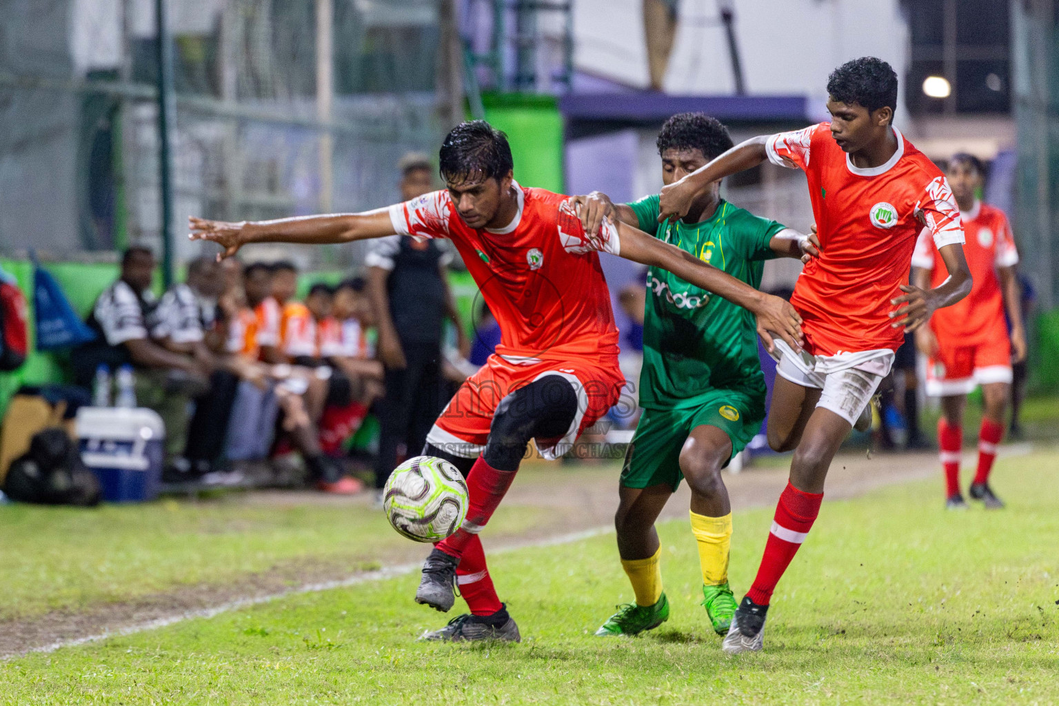 Maziya SRC vs Hurriya Sports Club in Day 12 of Dhivehi Youth League 2024 held at Henveiru Stadium on Wednesday , 18th December 2024. Photos: Shuu Abdul Sattar