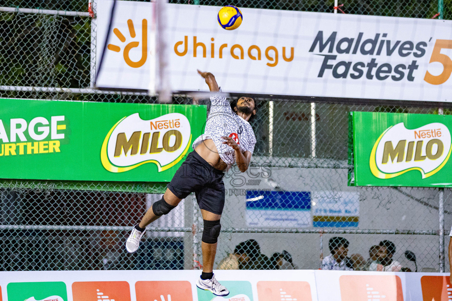 Sports Club Vision vs Sports Club City in Milo National Junior Volleyball Championship 2025 Day 3 was held on Monday, 24th November 2025 at Ekuveni Turf Court Male', Maldives. Photos: Areef Adam / images.mv