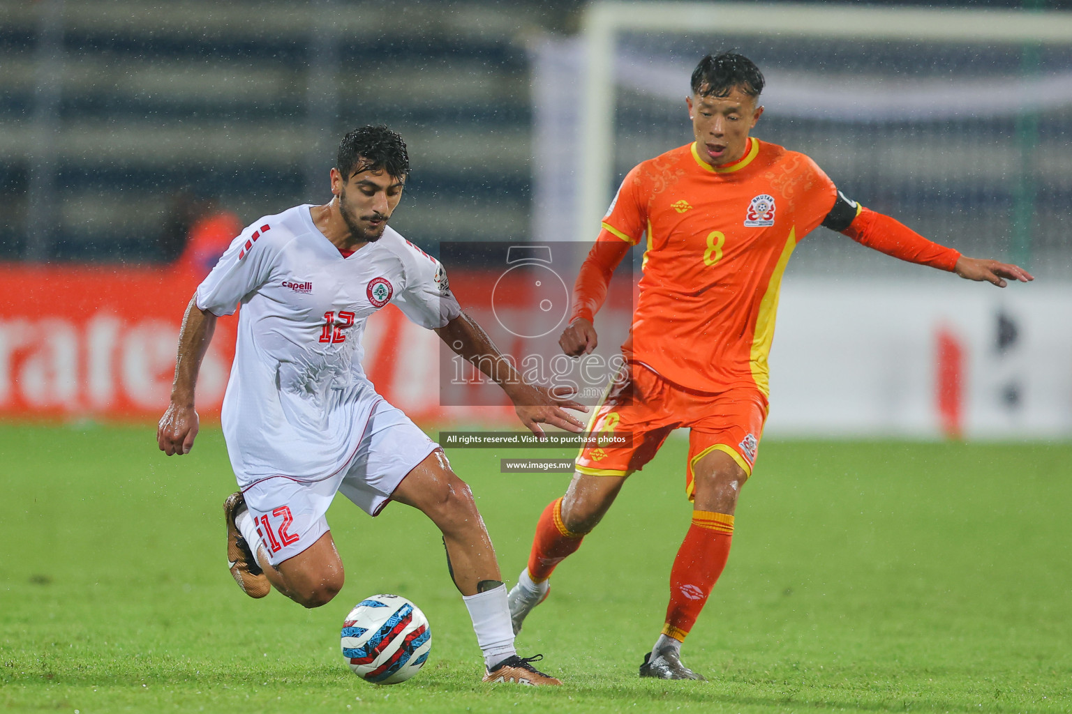 Bhutan vs Lebanon in SAFF Championship 2023 held in Sree Kanteerava Stadium, Bengaluru, India, on Sunday, 25th June 2023. Photos: Nausham Waheed / images.mv