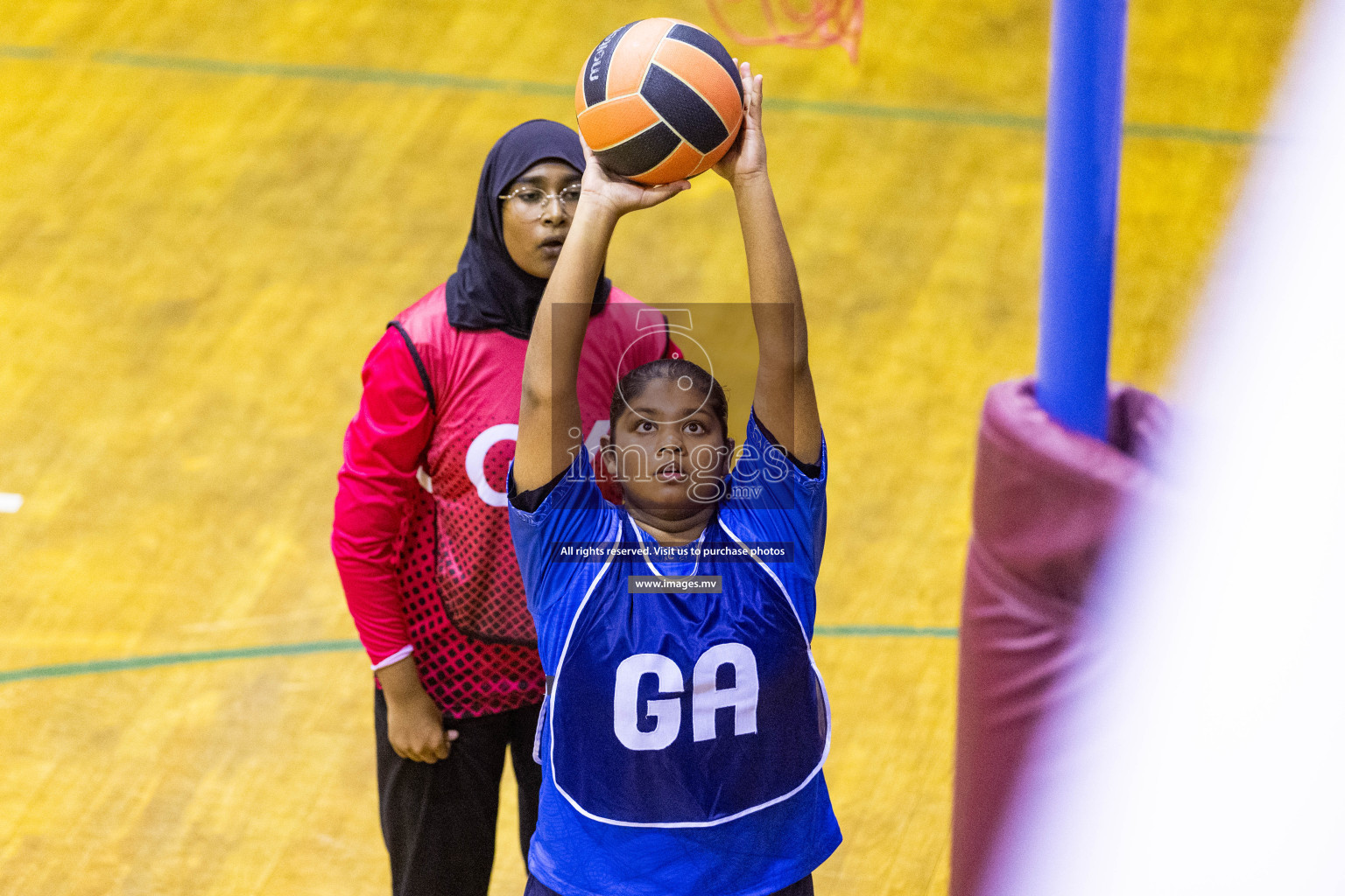 Day3 of 24th Interschool Netball Tournament 2023 was held in Social Center, Male', Maldives on 29th October 2023. Photos: Nausham Waheed, Mohamed Mahfooz Moosa / images.mv