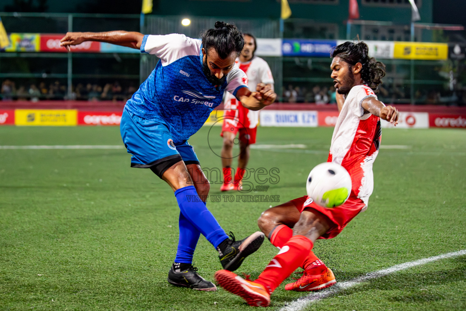 M. Mulak vs M. Naalaafushi in Meemu Atoll Final on Day 30 of Golden Futsal Challenge 2024, held on Tuesday , 14th February 2024 in Hulhumale', Maldives 
Photos: Hassan Simah / images.mv