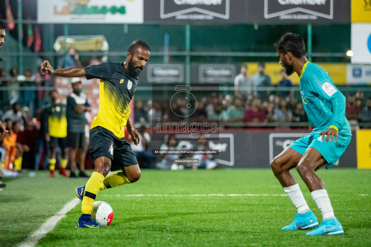 Club WAMCO vs RRC in Quarter Finals of Club Maldives Cup 2022 was held in Hulhumale', Maldives on Thursday, 27th October 2022. Photos: Hassan Simah / images.mv
