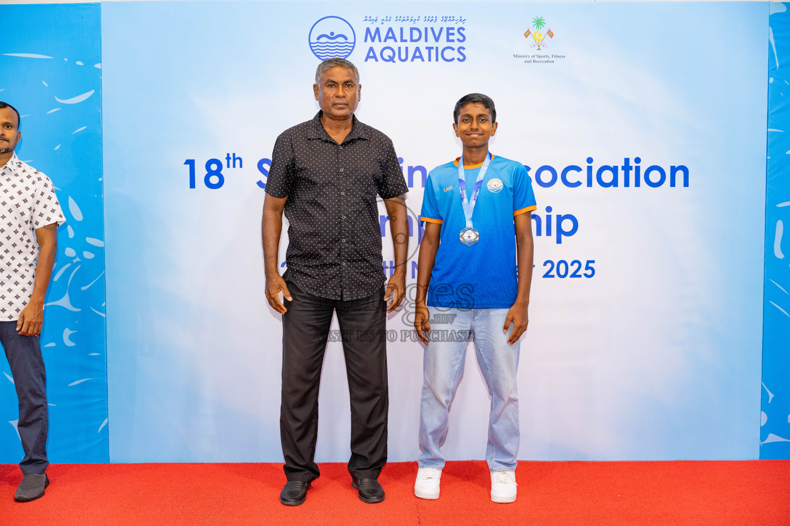 18th Swimming Association Championship 2025, Closing Ceremony was held on Saturday, 29th November 2025 at Swimming Track Hulhumale', Maldives. Photos: Areef Adam / images.mv