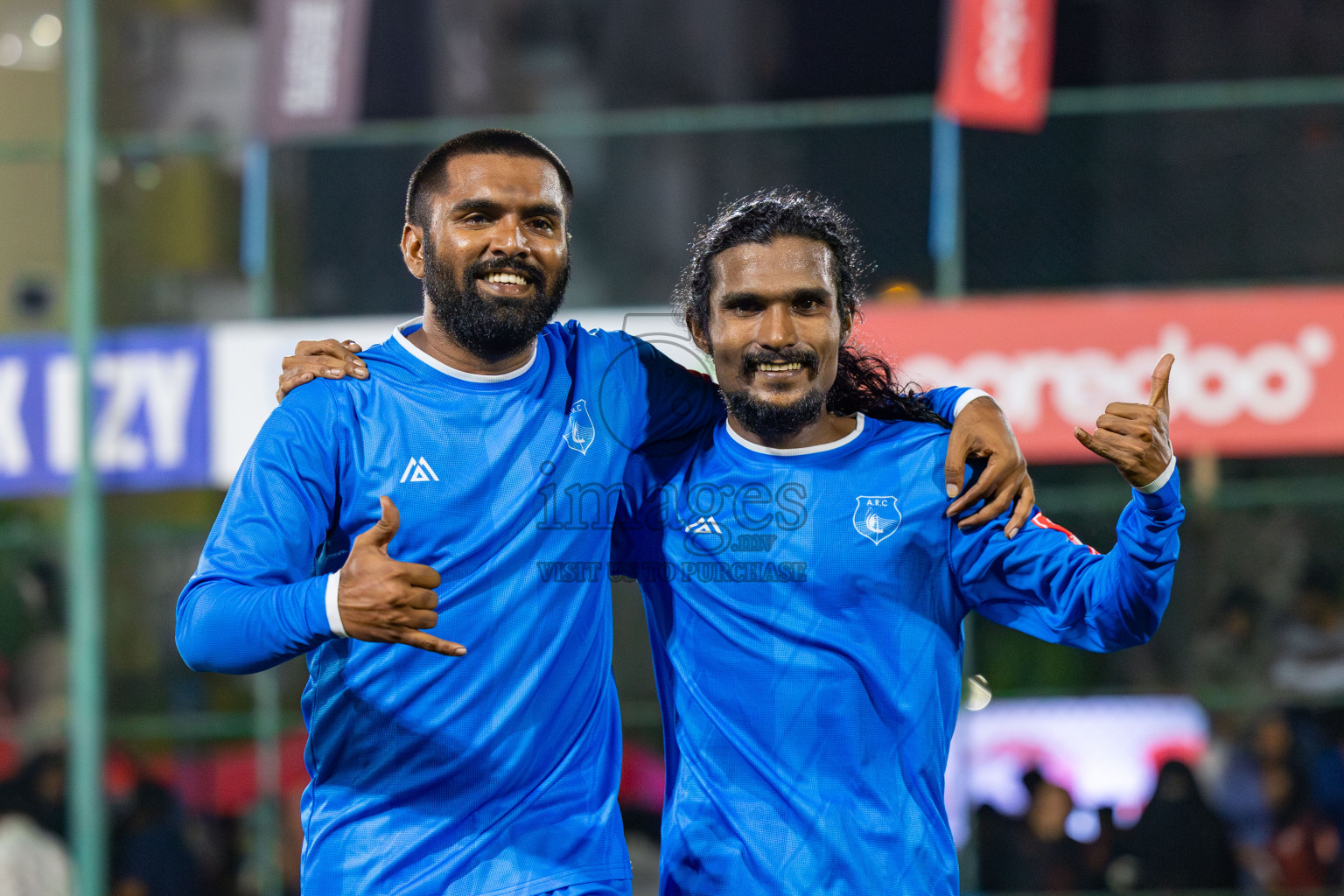 R Alifushi vs Sh Kanditheemu on Day 33 of Golden Futsal Challenge 2024, held on Sunday, 18th February 2024, in Hulhumale', Maldives Photos: Mohamed Mahfooz Moosa / images.mv