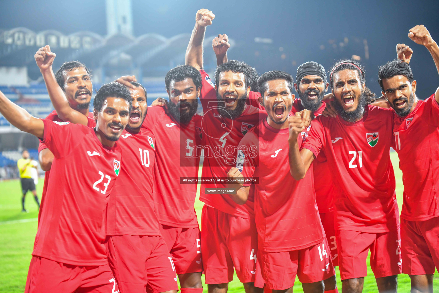 Maldives vs Bhutan in SAFF Championship 2023 held in Sree Kanteerava Stadium, Bengaluru, India, on Wednesday, 22nd June 2023. Photos: Nausham Waheed / images.mv