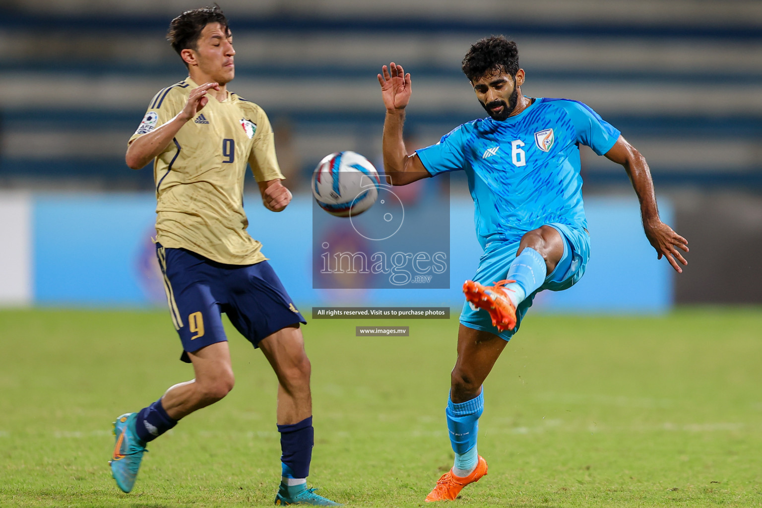 India vs Kuwait in SAFF Championship 2023 held in Sree Kanteerava Stadium, Bengaluru, India, on Tuesday, 27th June 2023. Photos: Nausham Waheed, Hassan Simah / images.mv