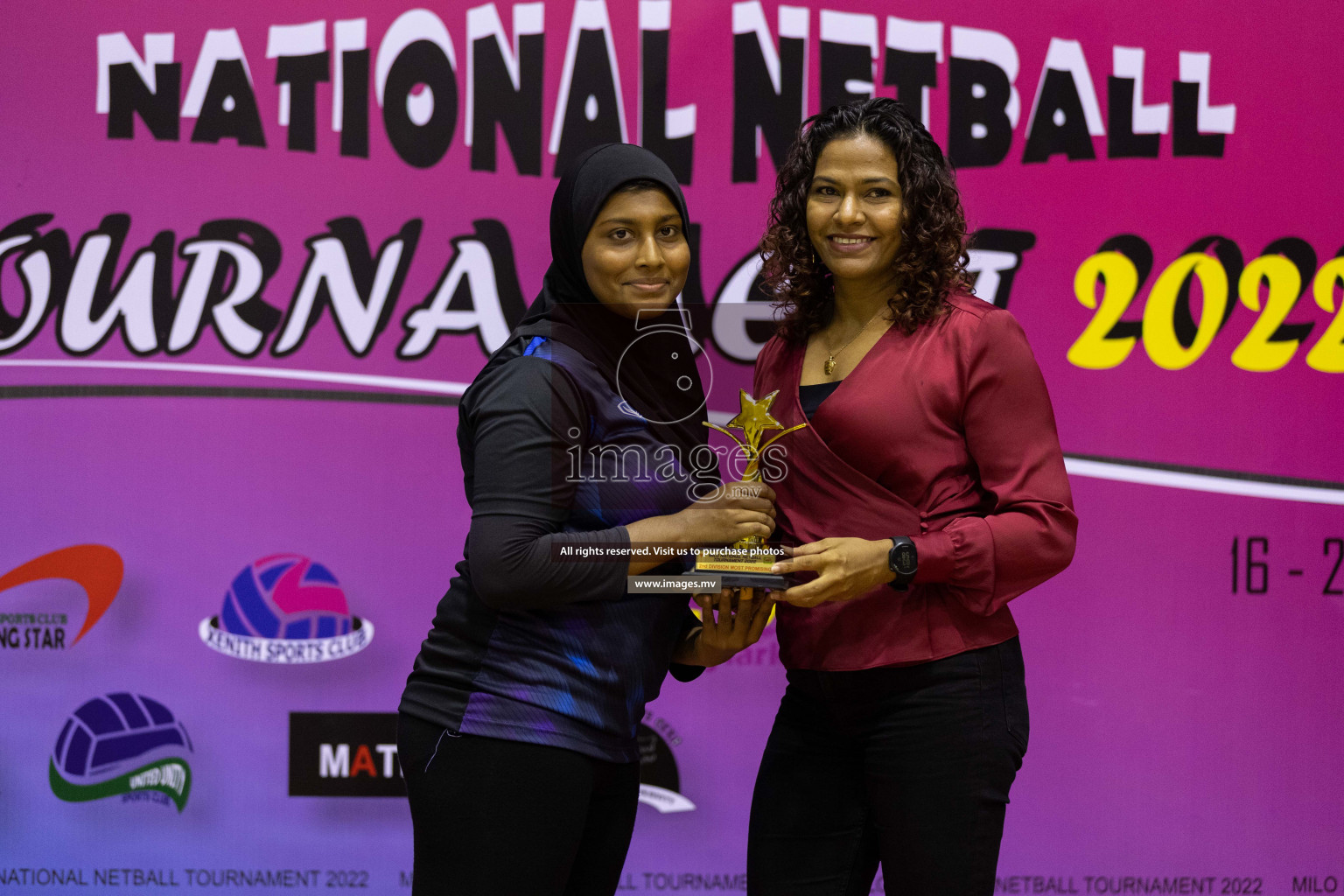 Club Green Streets vs Kulhudhufushi Y&RC in the 1st Division Final of Milo National Netball Tournament 2022 on 22nd July 2022 held in Social Center, Male', Maldives. Photographer: Shuu / images.mv